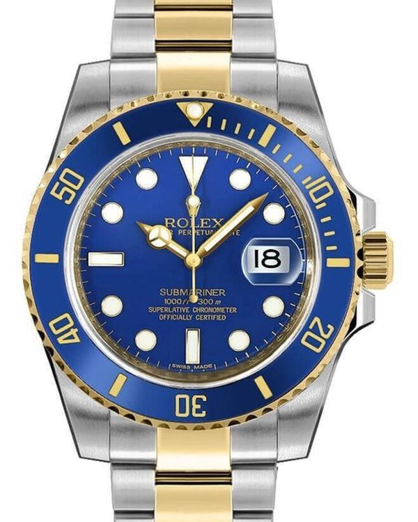 2019 Rolex Submariner Date "Bluesy" 40MM Blue Dial Two-Tone Oyster Bracelet (116613LB)