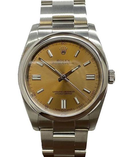 Rolex Oyster Perpetual 36MM White Grape Dial Oyster Bracelet (116000)