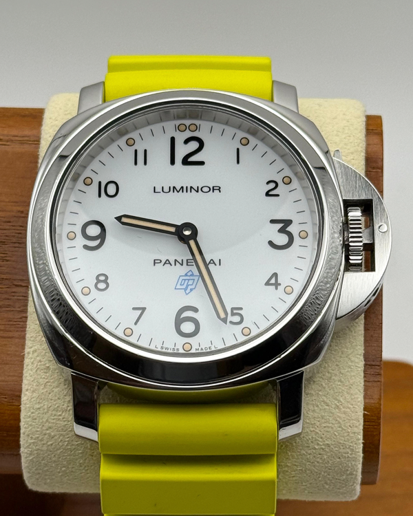 2017 Panerai Luminor Base Logo 44MM White Dial Rubber Strap (PAM00630)