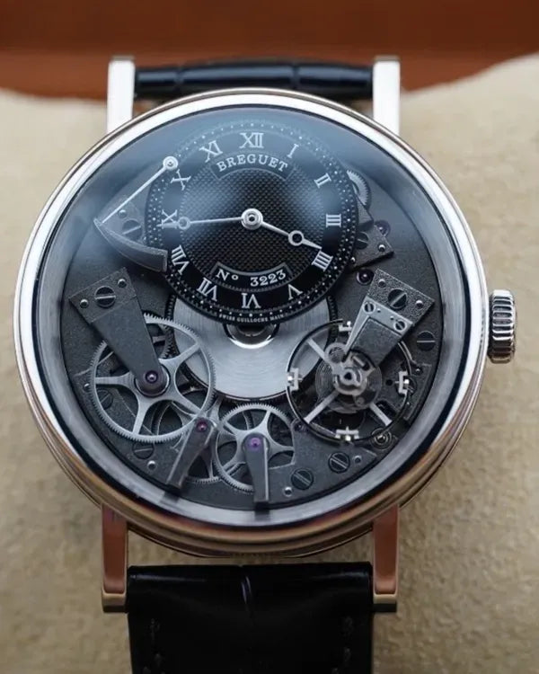 2024 Breguet Tradition 40MM Skeleton Dial Leather Strap (7057BB/G9/9W6)