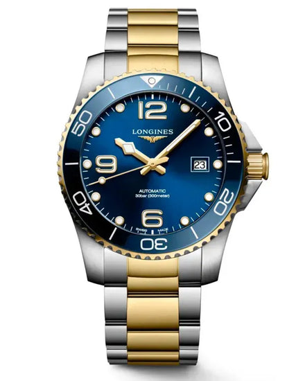 No Reserve - Longines HydroConquest 41MM Blue Dial Two-Tone Bracelet (L3.781.3.96.7)
