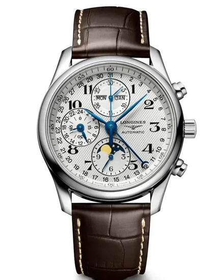 No Reserve - Longines Master Collection 40MM White Dial Leather Strap (L2.673.4.78.3)