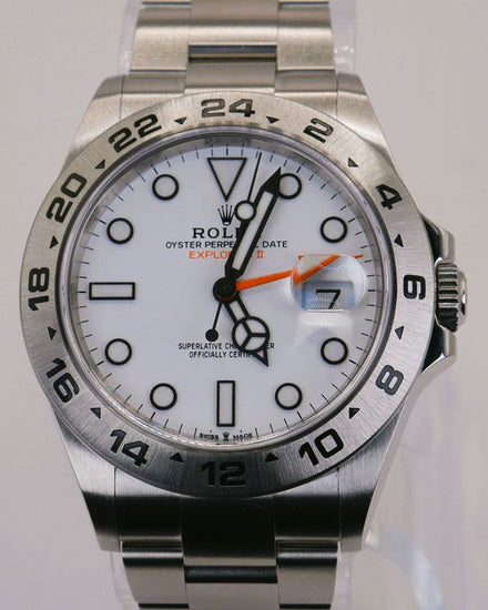 No Reserve - 2021 Rolex Explorer II "Polar" 42MM White Dial Oyster Bracelet (226570)
