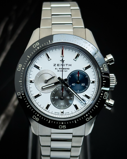 No Reserve - 2021 Zenith Chronomaster Sport "Zaytona" 41MM White Dial Steel Bracelet (03.3100.3600/69.M3100)