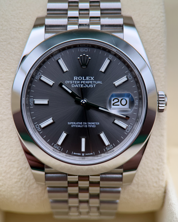2024 Rolex Datejust 41MM Slate Dial Jubilee Bracelet (126300)