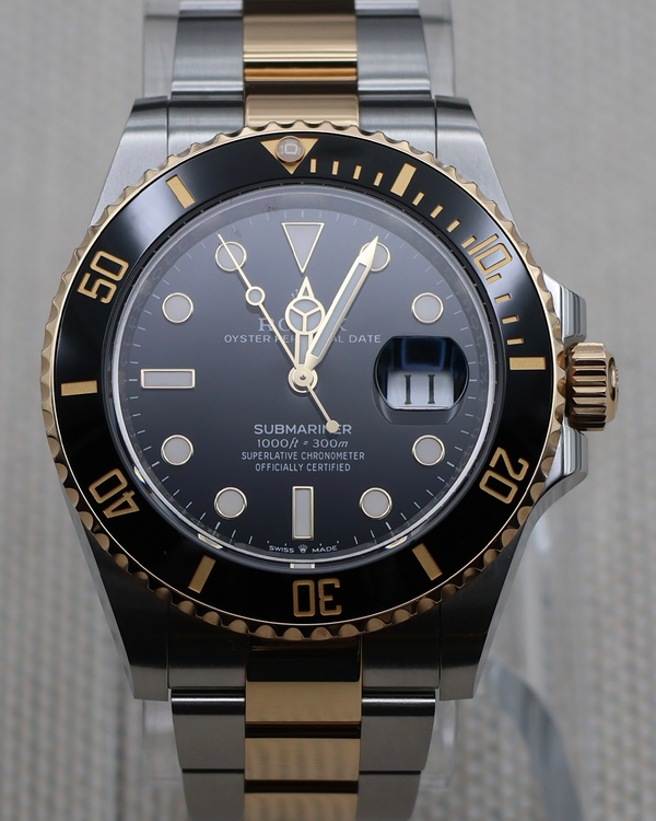 2025 Rolex Submariner Date 41MM Black Dial Two-Tone Oyster Bracelet (126613LN)