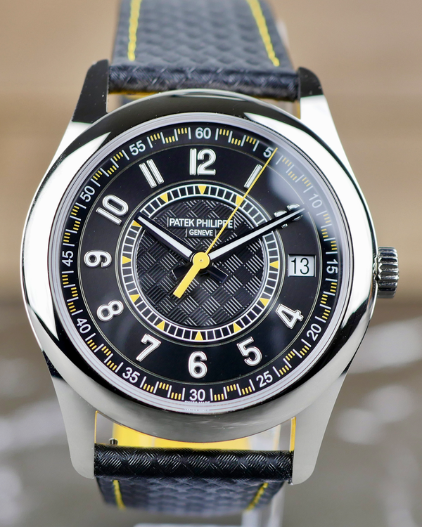 2025 Patek Philippe Calatrava 40MM Black Dial Leather Strap (6007G-001)