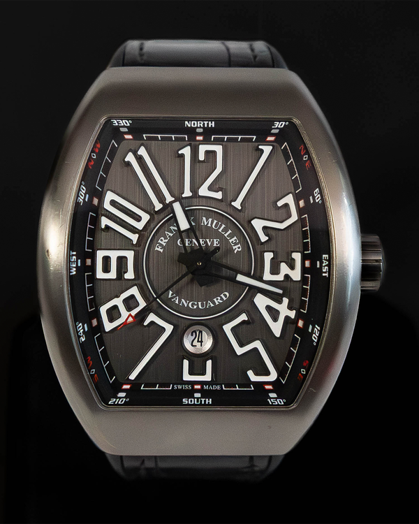 Franck Muller Vanguard 45MM Grey Dial Rubber Strap (V45 SC DT TT BR NR)