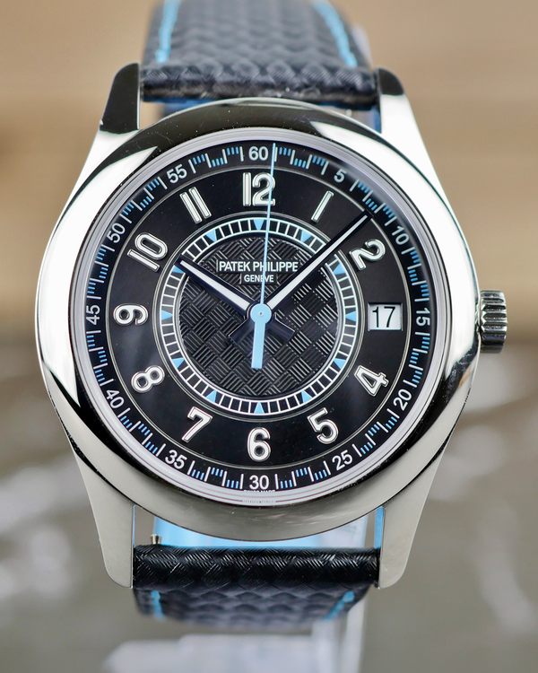 2024 Patek Philippe Calatrava 40MM Black Dial Leather Strap (6007G-011)