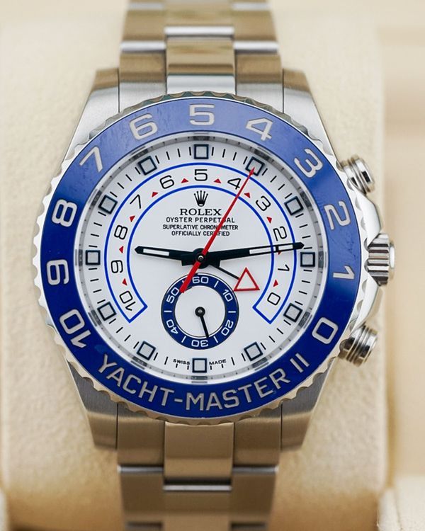 2015 Rolex Yacht-Master II 44MM White Dial Oyster Bracelet (116680)