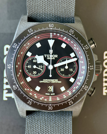 2025 Tudor Pelagos FXD "Cycling Edition" 43MM Black Dial Textile Strap (25827KN)
