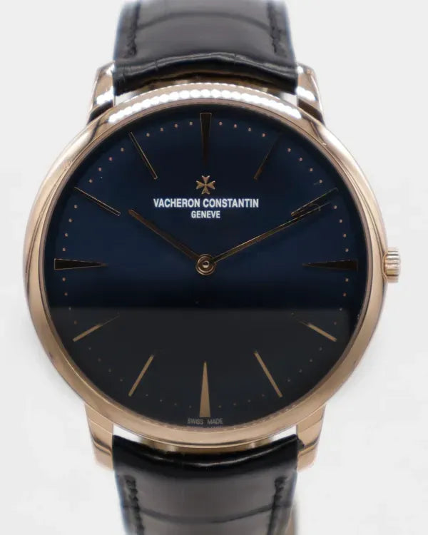 2022 Vacheron Constantin Patrimony 40MM Blue Dial Leather Strap (81180/000R-B518)