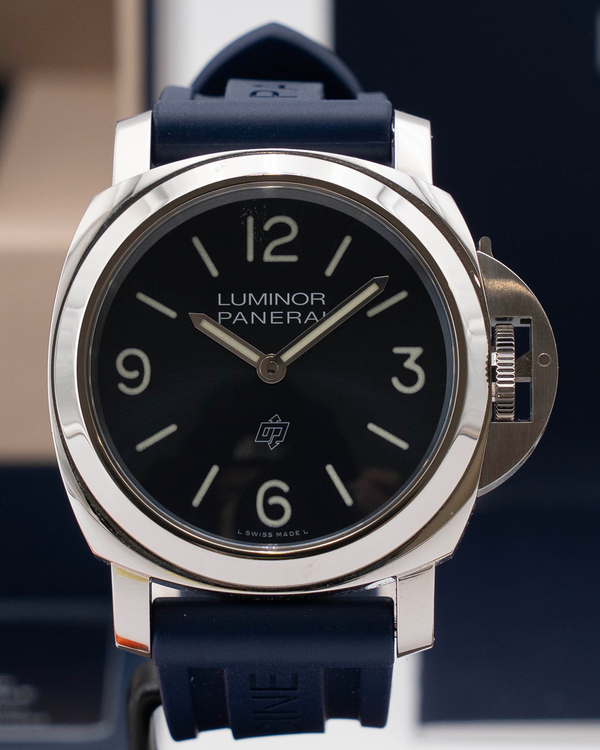 2025 Panerai Luminor Base Logo 44MM Blue Dial Rubber Strap (PAM01623)