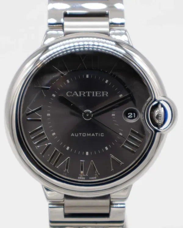 2022 Cartier Ballon Bleu 40MM Grey Dial Steel Bracelet (WSBB0060)