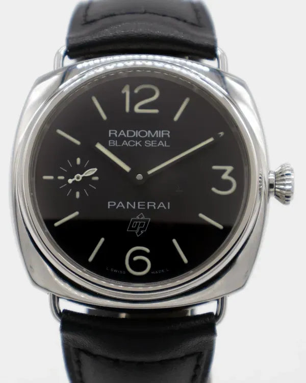 Panerai Radiomir Black Seal 45MM Black Dial Leather Strap (PAM00380)