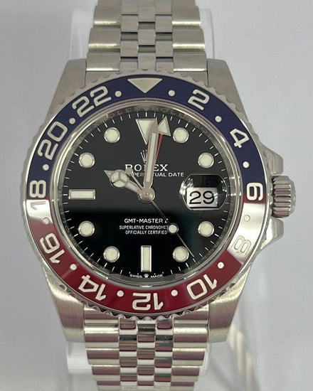 2021 Rolex GMT-Master II "Pepsi" 40MM Black Dial Jubilee Bracelet (126710BLRO)