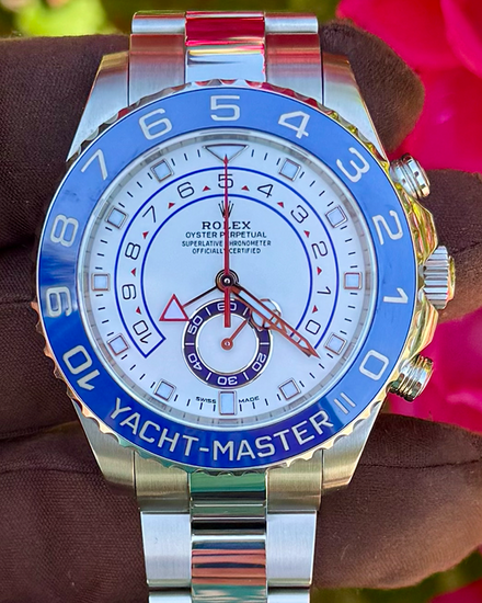 2018 Rolex Yacht-Master II 44MM White Dial Oyster Bracelet (116680)