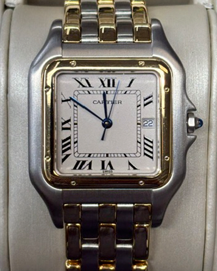 Cartier Panthère De Cartier 29MM Quartz Off-White Dial Two-Tone Bracelet (187957)