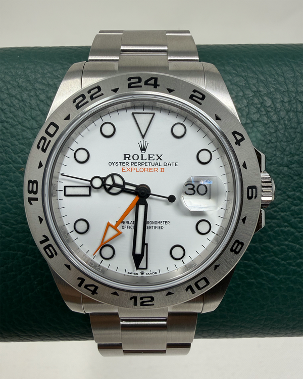 2025 Rolex Explorer II "Polar" 42MM White Dial Oyster Bracelet (226570)