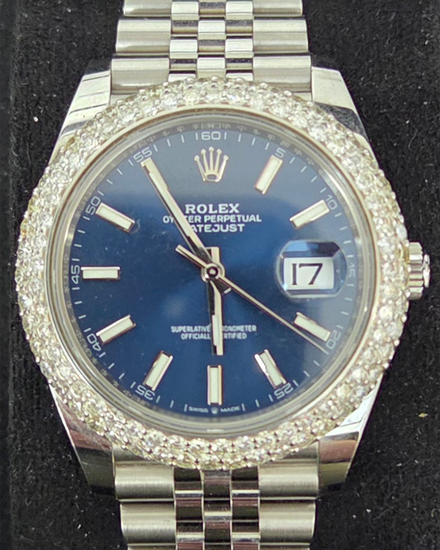 2021 Rolex Datejust 41MM Blue Dial Jubilee Bracelet (126300)