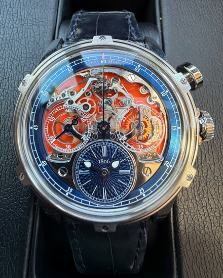 2024 Louis Moinet Metropolis L.E. 46MM Skeleton Dial Leather Strap (LM-79.20.30)