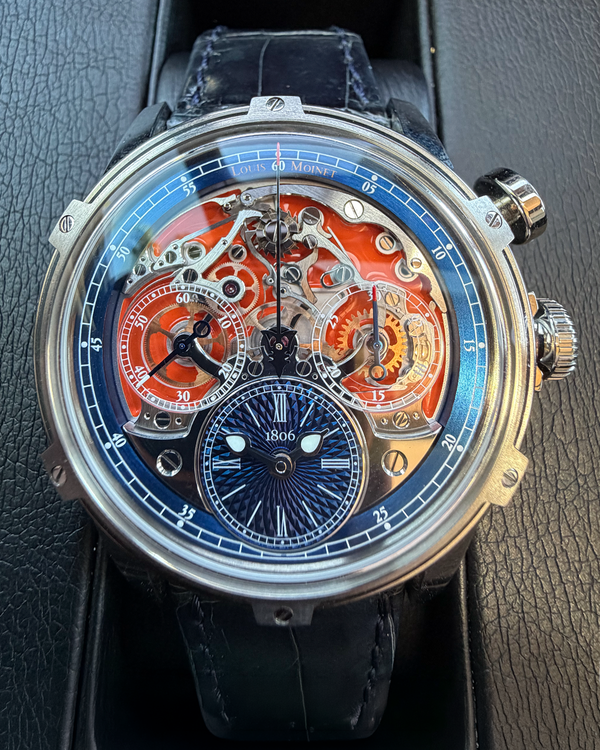 2024 Louis Moinet Metropolis L.E. 46MM Skeleton Dial Leather Strap (LM-79.20.30)