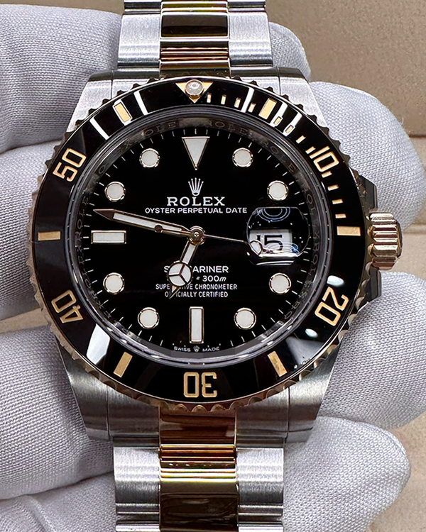 2023 Rolex Submariner Date 41MM Black Dial Two-Tone Oyster Bracelet (126613LN)