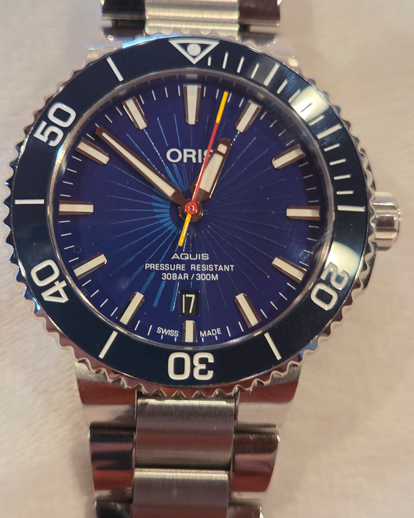 2023 Oris Aquis "Son Wukong" L.E. 41MM Blue Dial Steel Bracelet (01 733 7766 4185-SET)