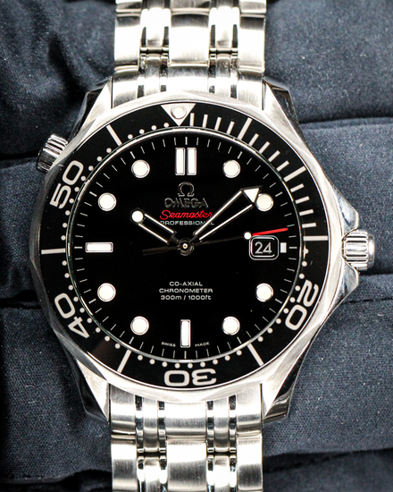 No Reserve - 2019 Omega Seamaster Diver 300M 41MM Black Dial Steel Bracelet (212.30.41.20.01.003)