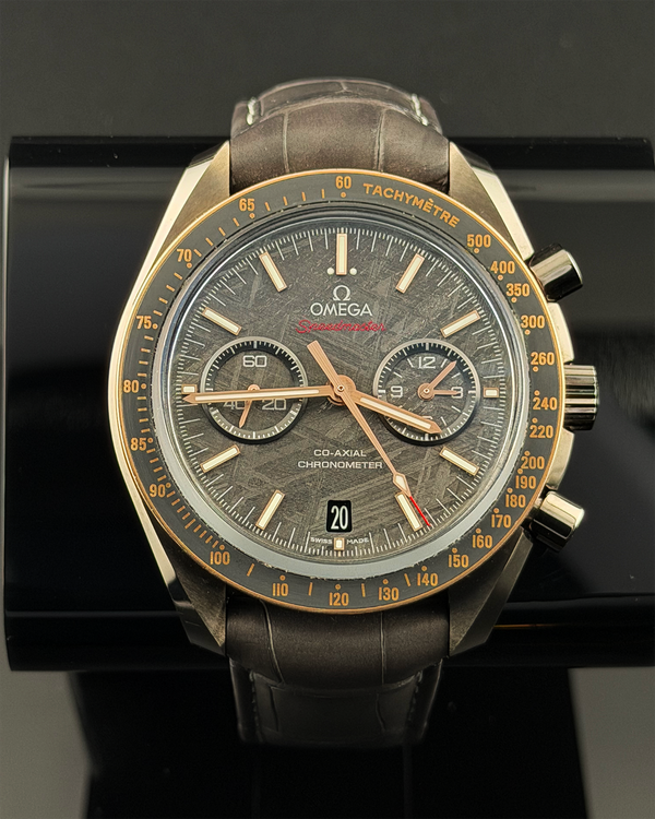 2023 Omega Speedmaster Dark Side of the Moon "Grey Side" 44.25MM Meteorite Dial Leather Strap (311.63.44.51.99.001)