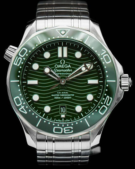 2024 Omega Seamaster Diver 300M "Seaweed" 42MM Green Dial Steel Bracelet (210.30.42.20.10.001)