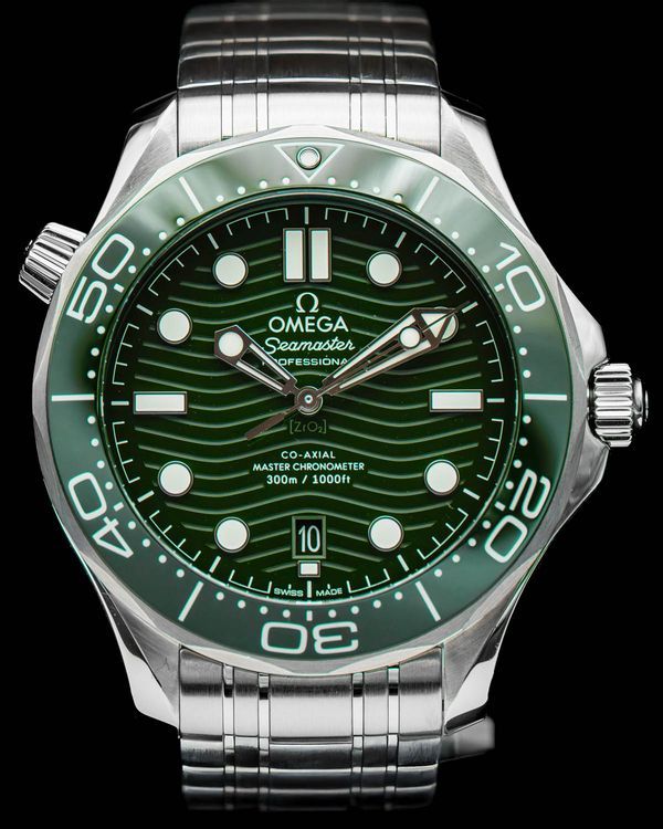 2024 Omega Seamaster Diver 300M "Seaweed" 42MM Green Dial Steel Bracelet (210.30.42.20.10.001)