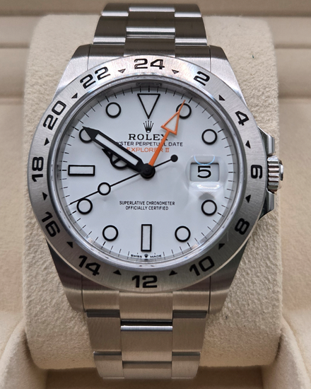 2024 Rolex Explorer II "Polar" 42MM White Dial Oyster Bracelet (226570)