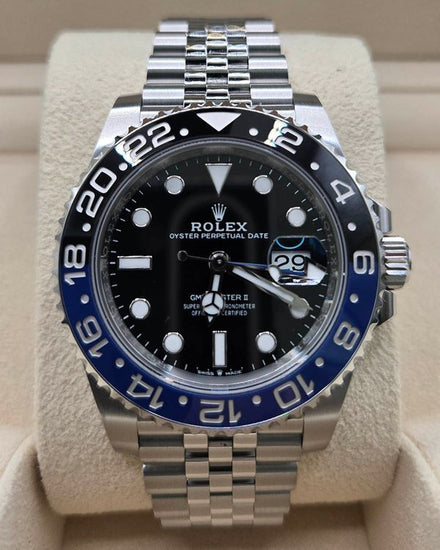 2024 Rolex GMT-Master II "Batgirl" 40MM Black Dial Jubilee Bracelet (126710BLNR)