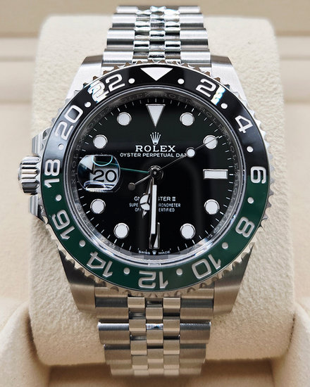 2024 Rolex GMT-Master II "Sprite" 40MM Black Dial Jubilee Bracelet (126720VTNR)