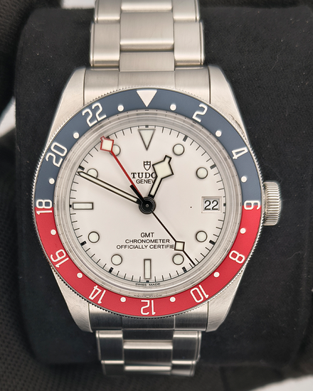 2025 Tudor Black Bay GMT "Pepsi" 41MM White Dial Steel Bracelet (79830RB)