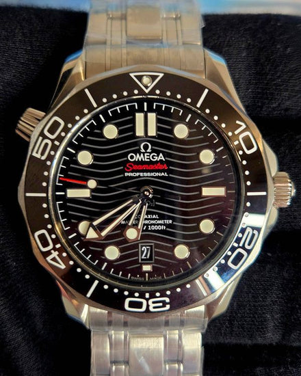 2026 Omega Seamaster Diver 300M 42MM Black Dial Steel Bracelet (210.30.42.20.01.001)