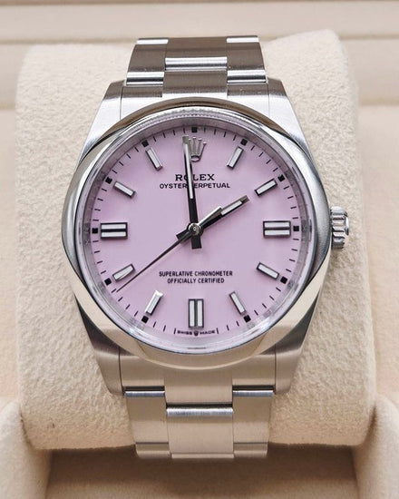 2025 Rolex Oyster Perpetual 36MM Pink Dial Oyster Bracelet (126000)