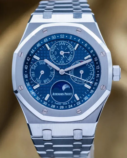 2019 Audemars Piguet Royal Oak Perpetual Calendar 41MM Blue Dial Steel Bracelet (26574ST.OO.1220ST.02)
