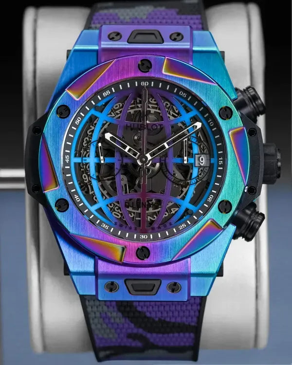 2021 Hublot Big Bang Unico "DJ Snake" L.E. 45MM Skeleton Dial Textile Strap (411.NN.0179.RX.DJS21DJ)