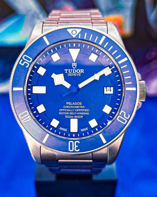 2019 Tudor Pelagos 42MM Blue Dial Titanium Bracelet (25600TB)