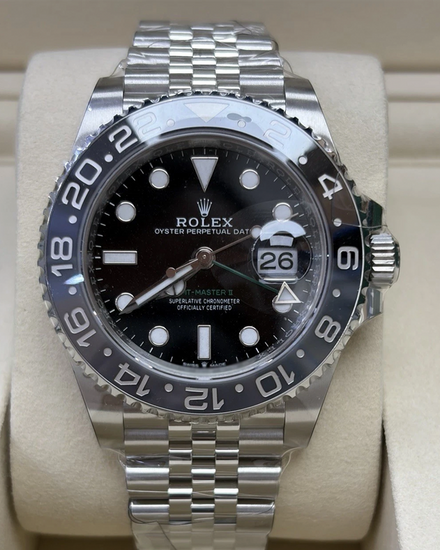 2026 Rolex GMT-Master II "Bruce Wayne" 40MM Black Dial Jubilee Bracelet (126710GRNR)