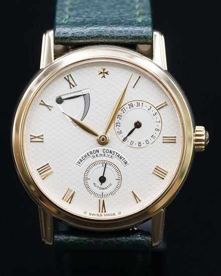 Vacheron Constantin Patrimony 36MM White Dial Aftermarket Leather Strap (47200)