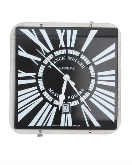 No Reserve - Franck Muller Accessories Master Square Platinum Rotor Automatic Movement 35MM Black Dial (FM 0800 SC)