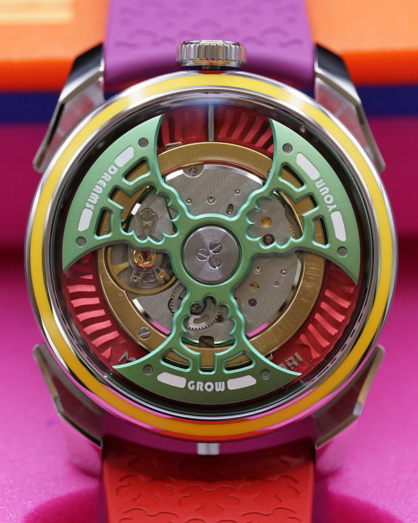 2026 MB&F MAD Edition 1 "Yinka Ilori" 42MM Skeleton Dial Rubber Strap (M.A.D.1S)