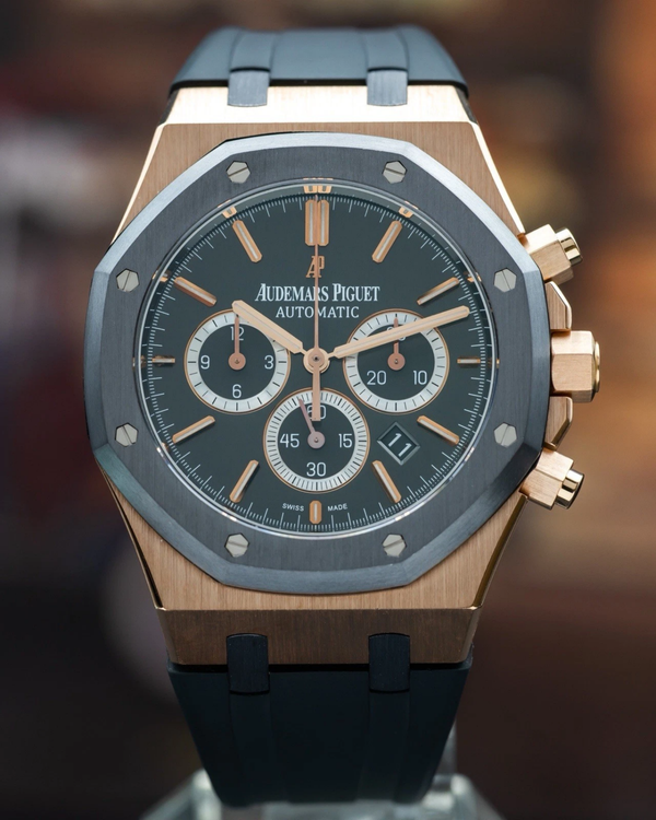 Audemars Piguet Royal Oak "Leo Messi" L.E. 41MM Grey Dial Rubber Strap (26325OL.OO.D005CR.01)
