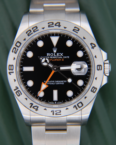 No Reserve - 2021 Rolex Explorer II 42MM Black Dial Oyster Bracelet (226570)