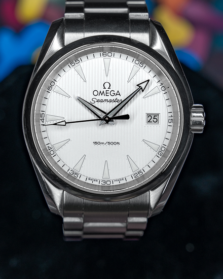 No Reserve - Omega Seamaster Aqua Terra 150M 38.5MM Quartz Silver Dial Steel Bracelet (231.10.39.60.02.001)