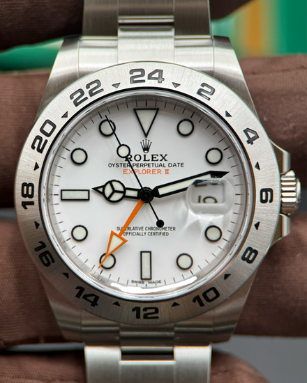 2019 Rolex Explorer II "Polar" 42MM White Dial Oyster Bracelet (216570)