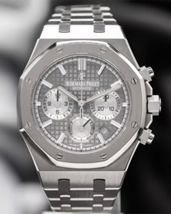 Audemars Piguet Royal Oak Chronograph 38MM Grey Dial Steel Bracelet (26315ST.OO.1256ST.02)